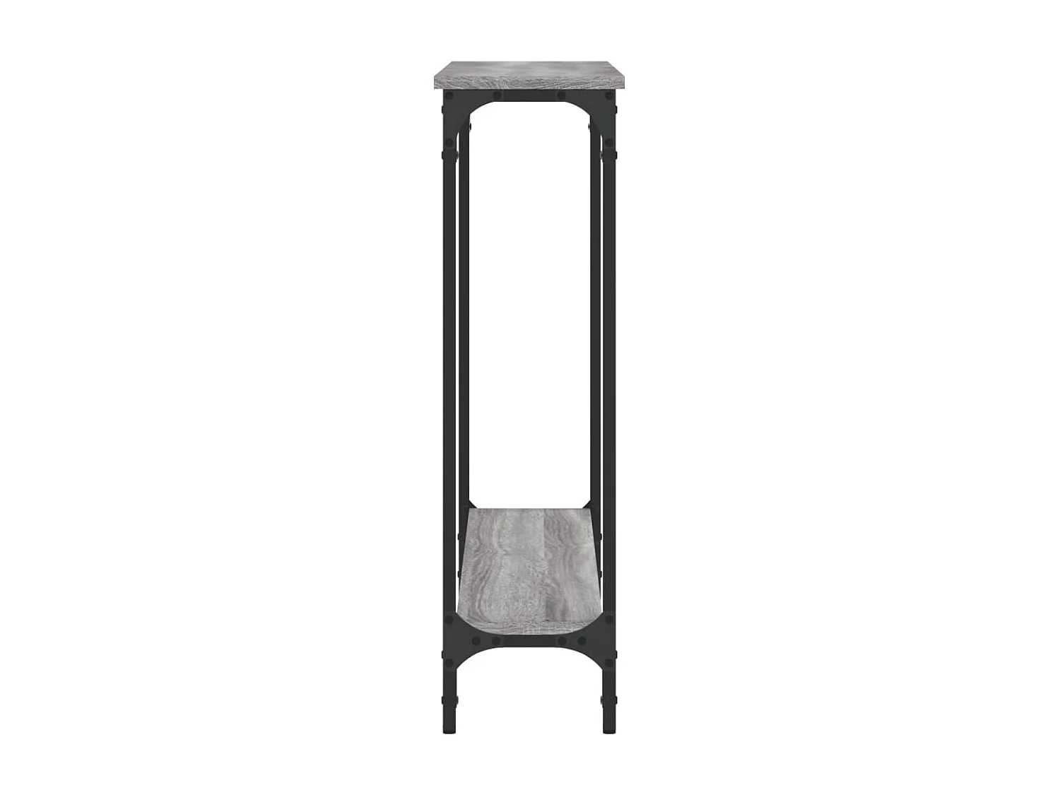 Table console sonoma gris 100x22,5x75 cm bois d'ingénierie