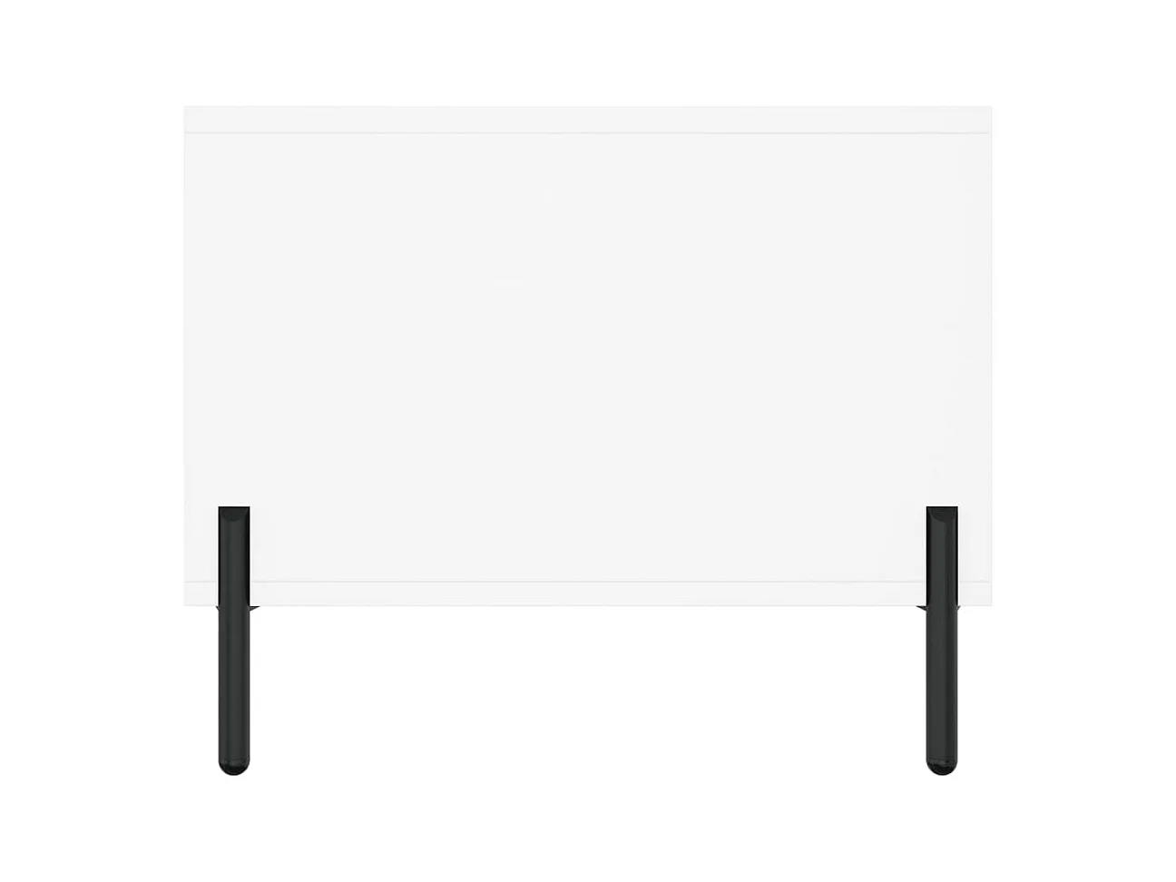 Table basse blanc 102x50x40 cm bois d'ingénierie