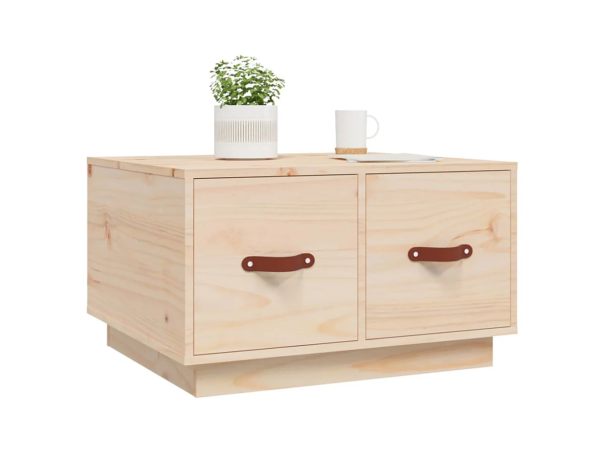 Table basse 60x53x35 cm Bois massif de pin