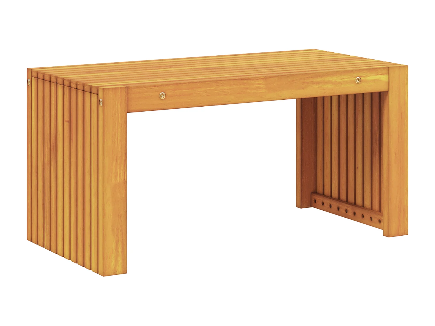 Table Basse de Jardin 70x35x35 cm Bois Massif Acacia