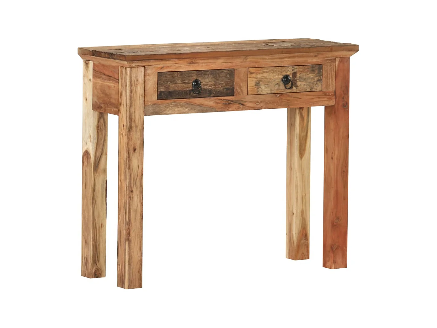 Table console 90,5x30x75 cm Bois d'acacia et de récupération