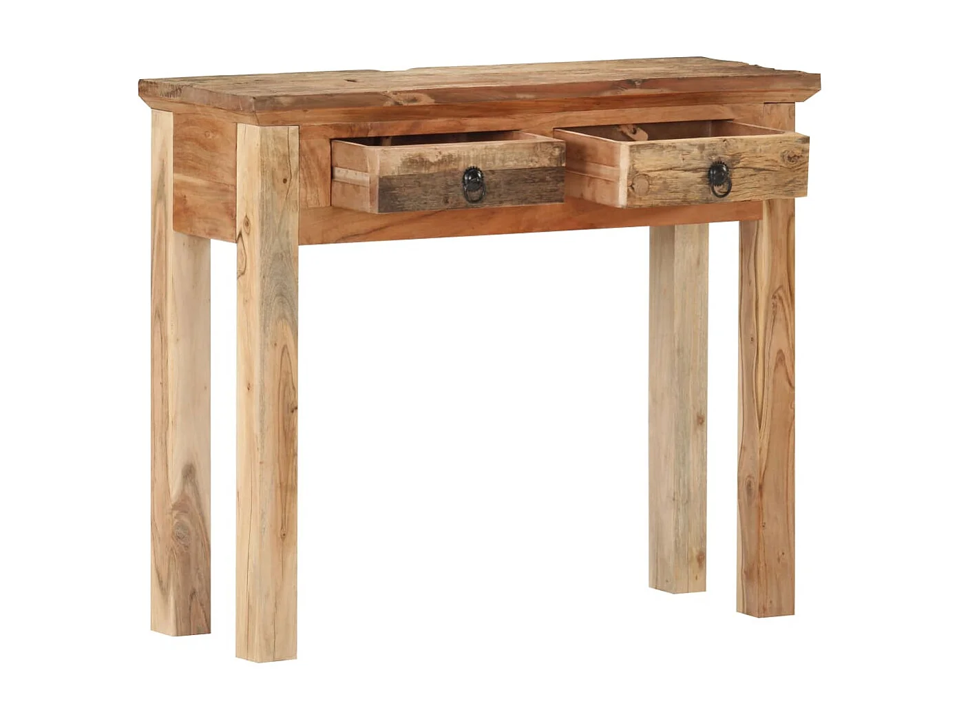 Table console 90,5x30x75 cm Bois d'acacia et de récupération