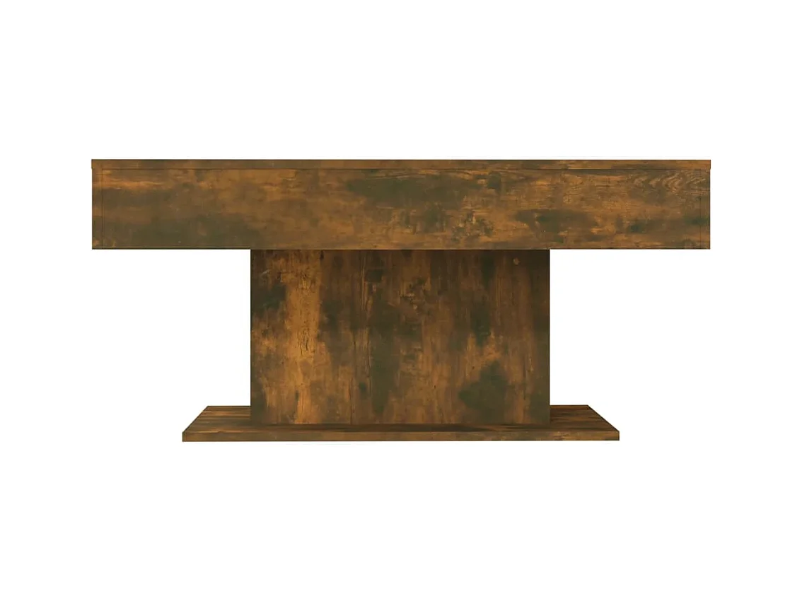 Mesa de centro de roble ahumado 96x50x45 cm Madera de ingeniería