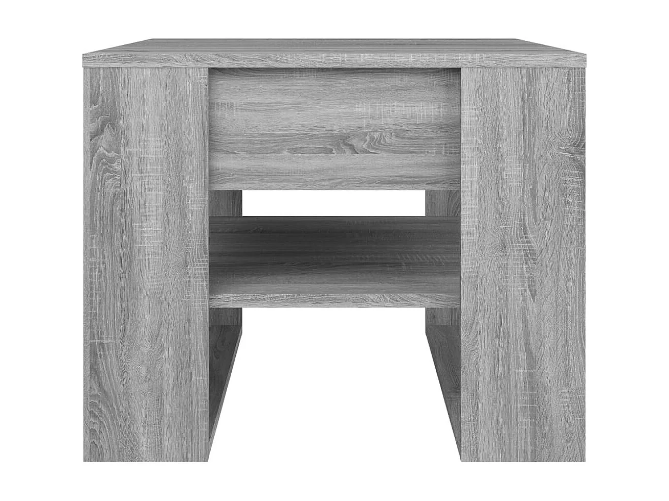 Sonoma salontafel grijs 55,5x55x45 cm bewerkt hout