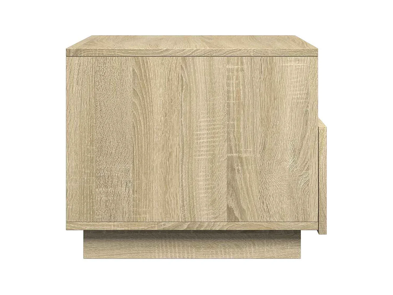 Table basse avec lumières LED chêne sonoma 50x49x40 cm