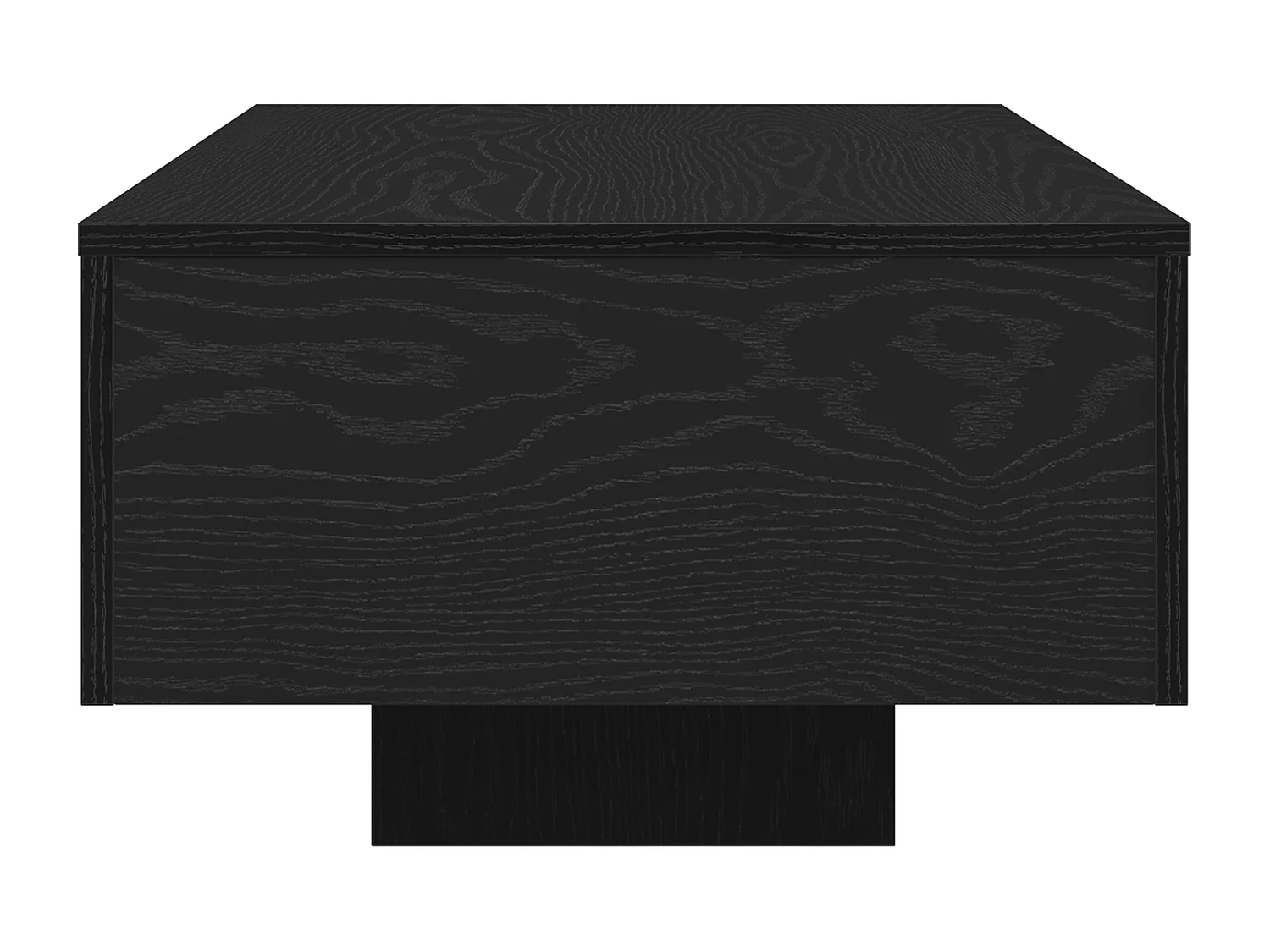 Table basse Chêne noir 100x30x36,5 cm Bois d'ingénierie