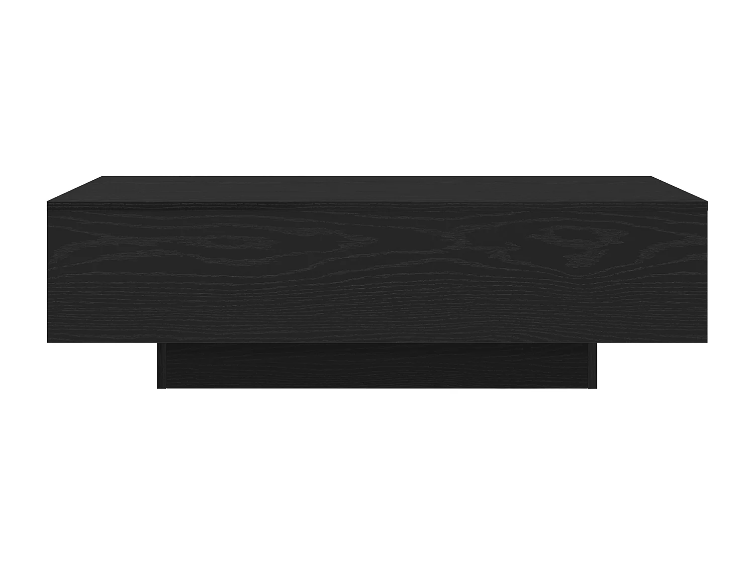Table basse Chêne noir 100x30x36,5 cm Bois d'ingénierie