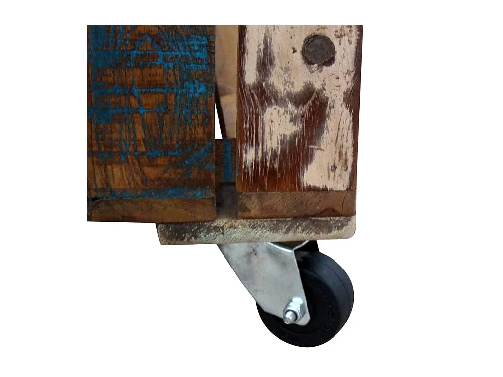 Salontafel Massief gerecycled hout 70x70x35 cm