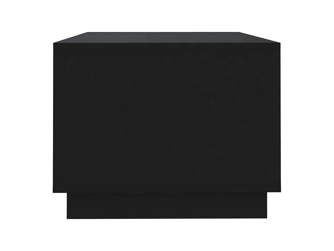 Table basse noir 102x55x43 cm bois d'ingénierie