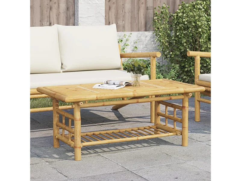 Table basse 110x55x45 cm bambou