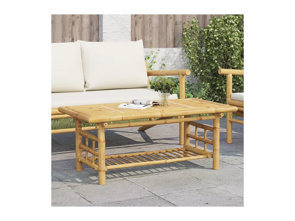 Table basse 110x55x45 cm bambou