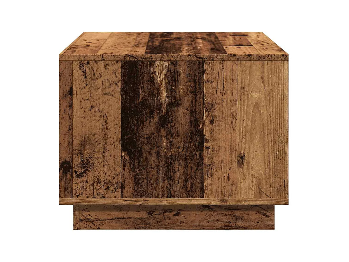 Mesa de centro madera vieja 55x55x42 cm madera de ingeniería