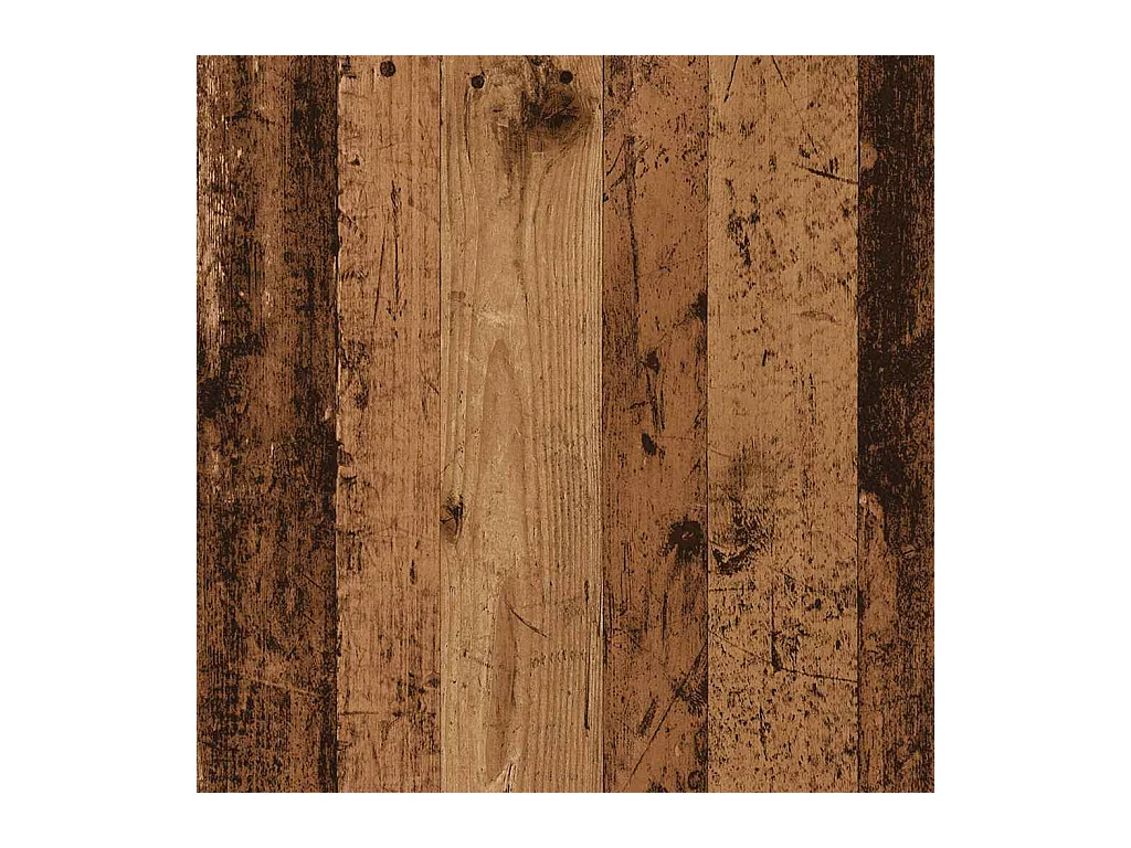 Mesa de centro madera vieja 55x55x42 cm madera de ingeniería