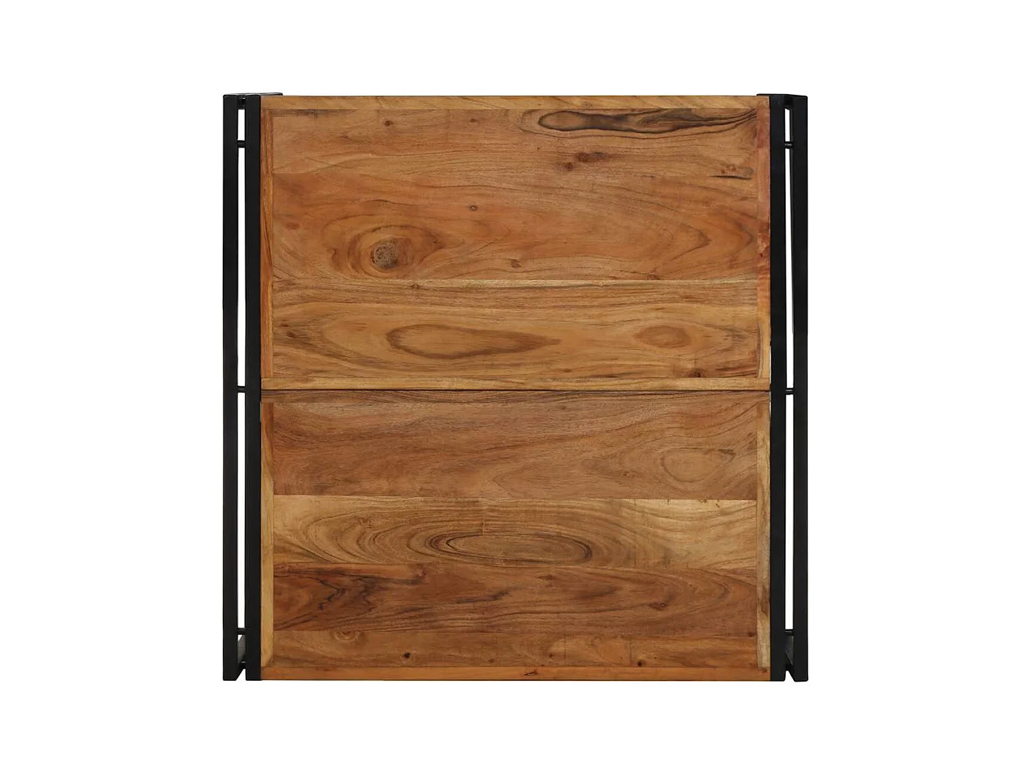 Tavolino da caffè 80x80x35 cm in legno massello di acacia