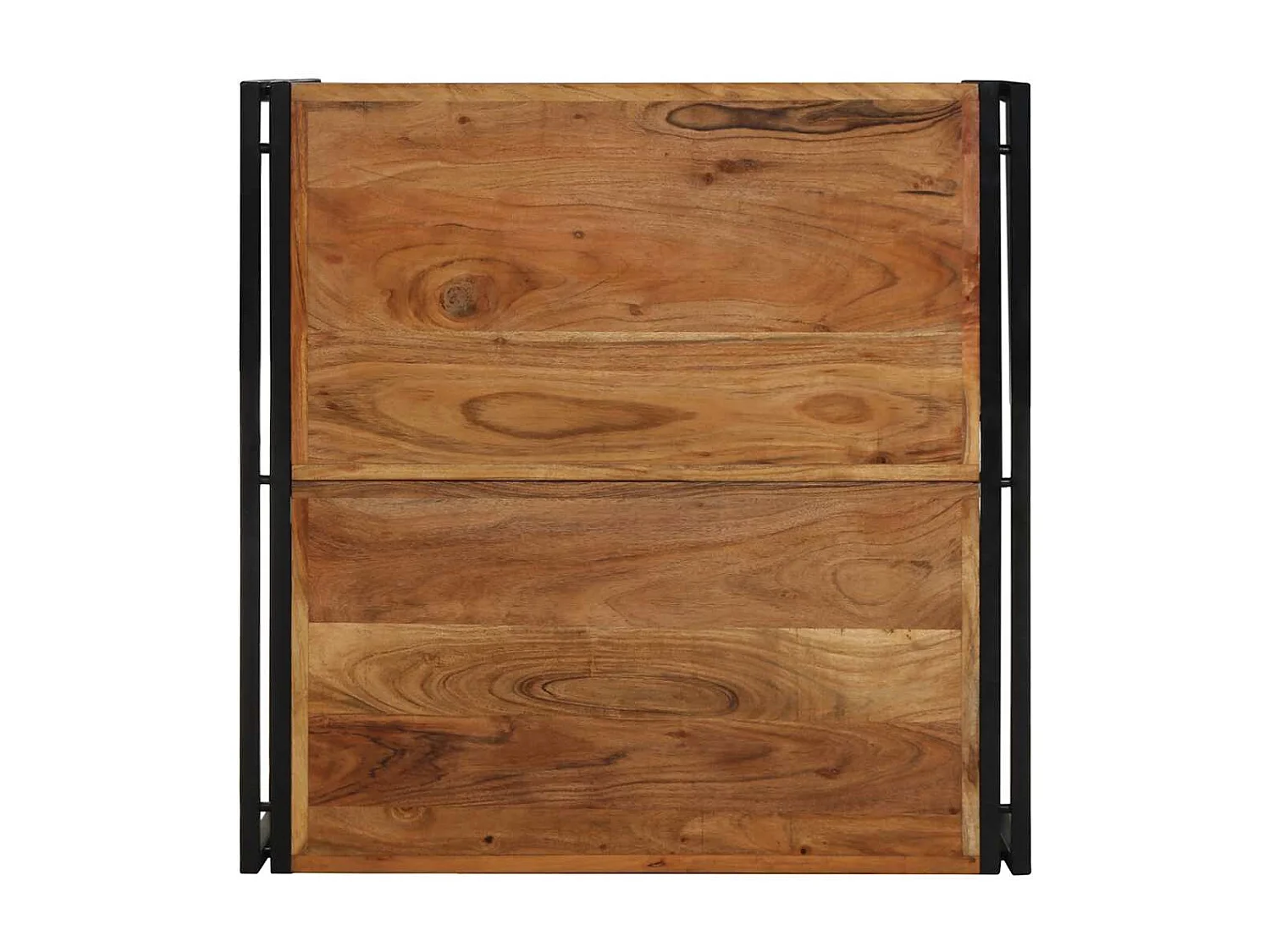 Tavolino da caffè 80x80x35 cm in legno massello di acacia