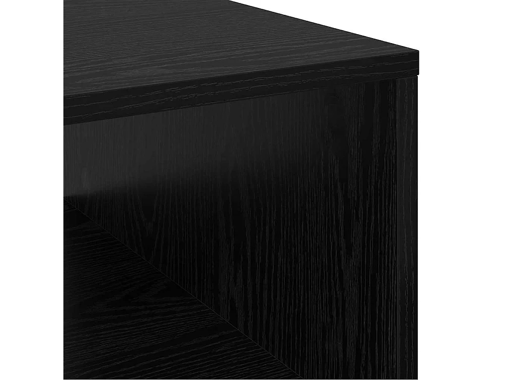avec stockage avec porte Chêne noir 103,5 x 60 x 35 cm Bois d'ingénierie