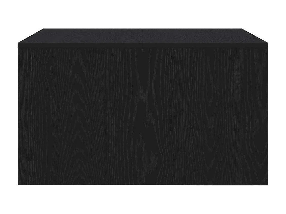 Table basse avec tiroirs chêne noir 70,5x70x40 cm