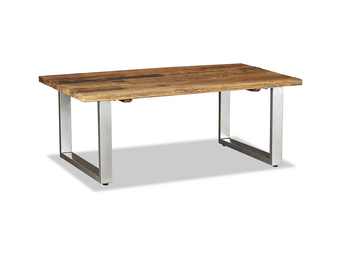 Table basse Bois de récupération massif 100x60x38 cm