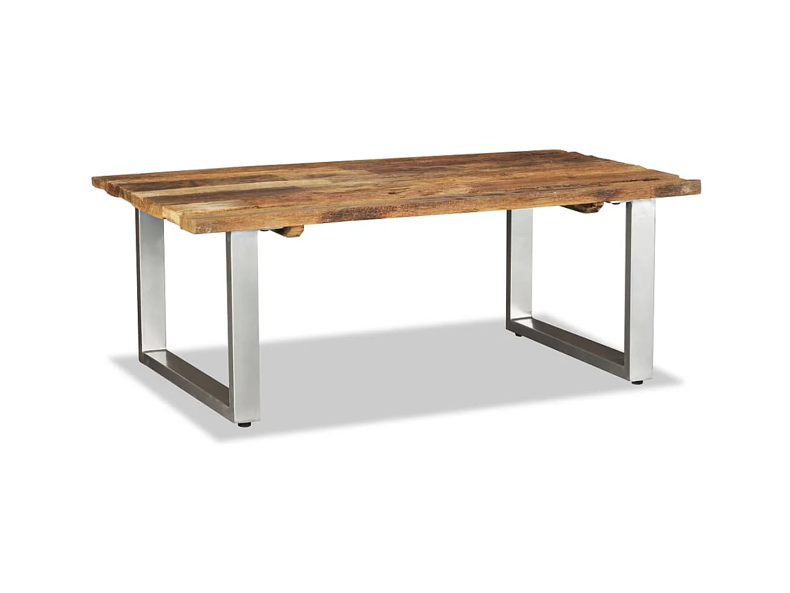 Table basse Bois de récupération massif 100x60x38 cm
