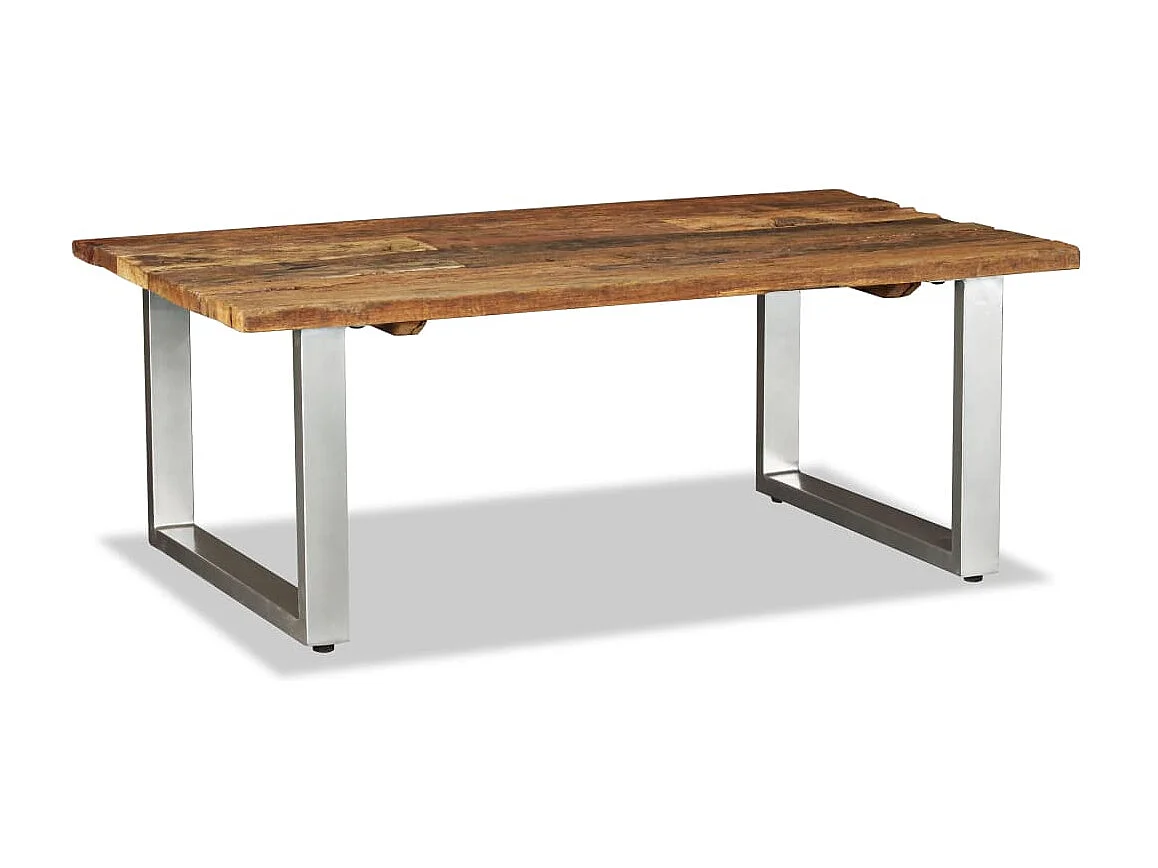 Table basse Bois de récupération massif 100x60x38 cm