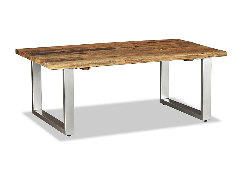Table basse Bois de récupération massif 100x60x38 cm