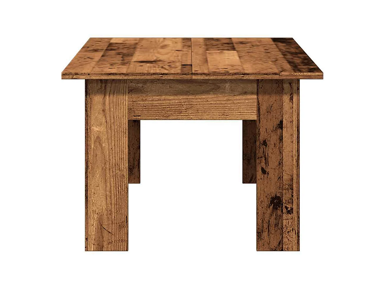 Table basse vieux bois 100x60x42 cm bois d'ingénierie