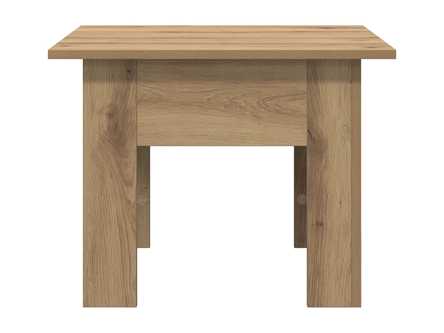 Table Basse Chêne artisan 55 x 55 x 42 cm