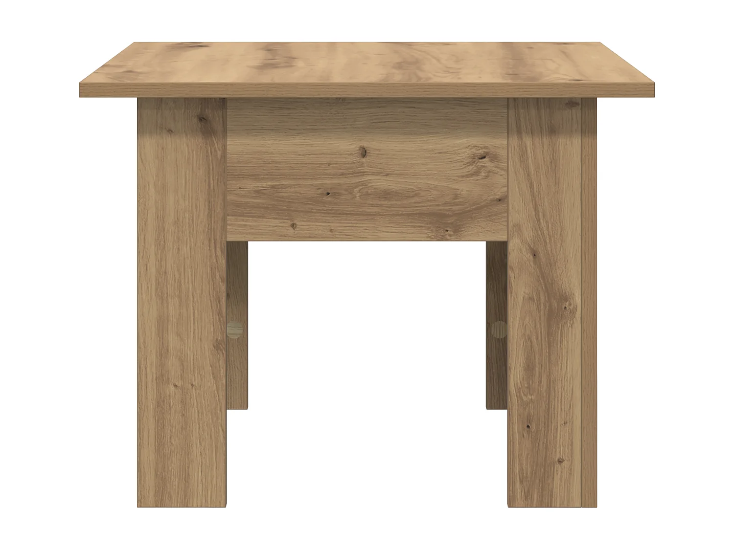Table Basse Chêne artisan 55 x 55 x 42 cm