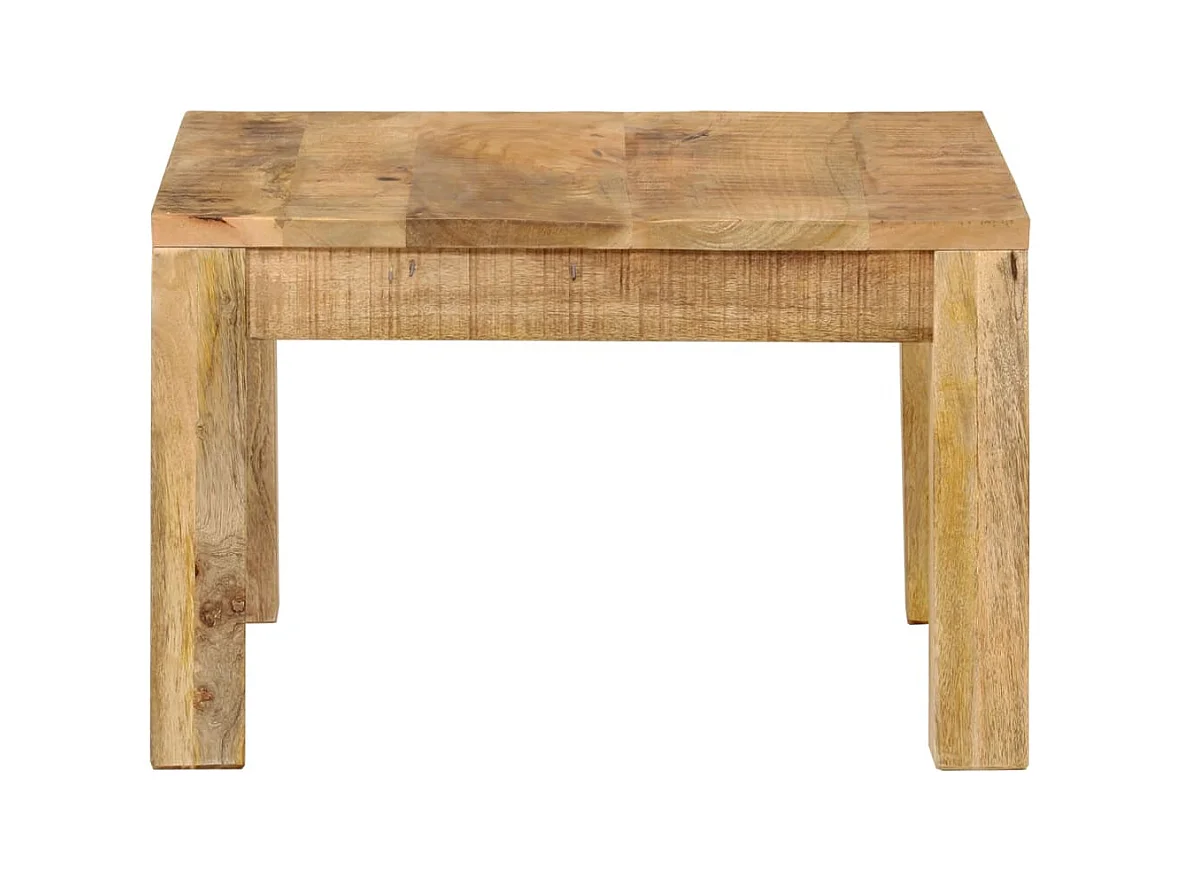 Table basse 55x55x35 cm Bois de manguier massif
