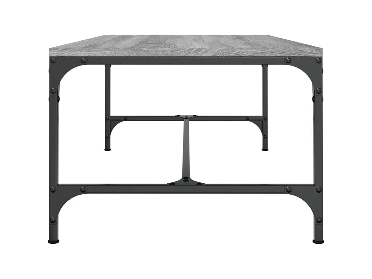 Table basse Sonoma gris 80x50x35 cm Bois d'ingénierie