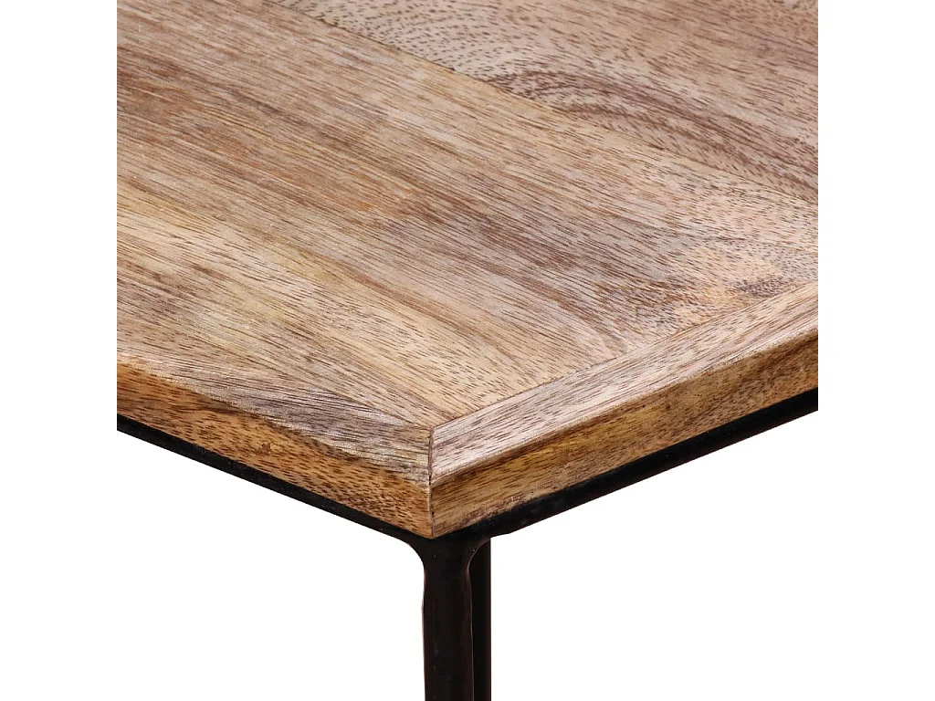 Table basse Bois de manguier massif 56x48x40 cm