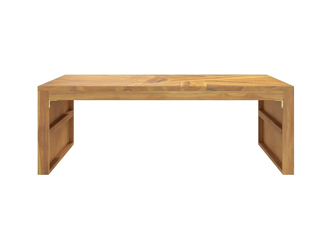 Table basse 110x60x38 cm bois de teck solide