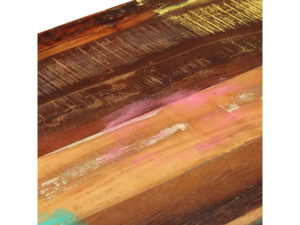 Table basse avec 3 tiroirs Bois de récupération 100x50x35 cm