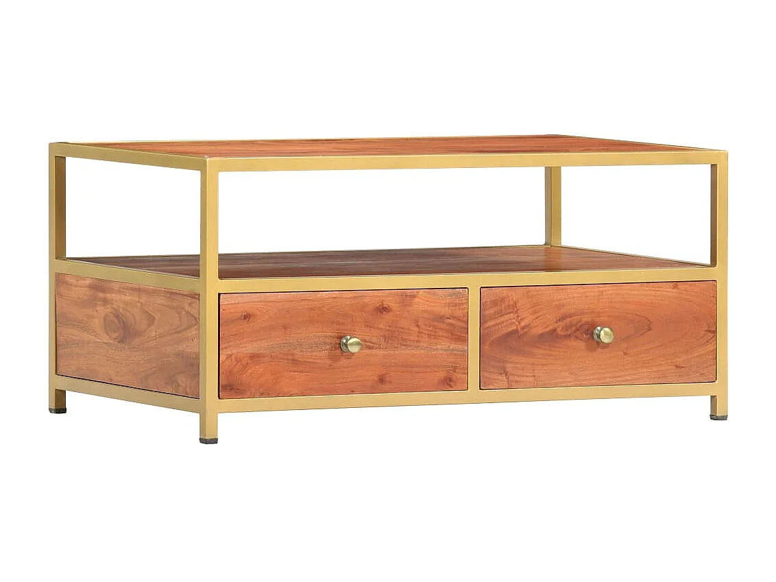 Table basse 90 x 50 x 40 cm Bois d'acacia massif