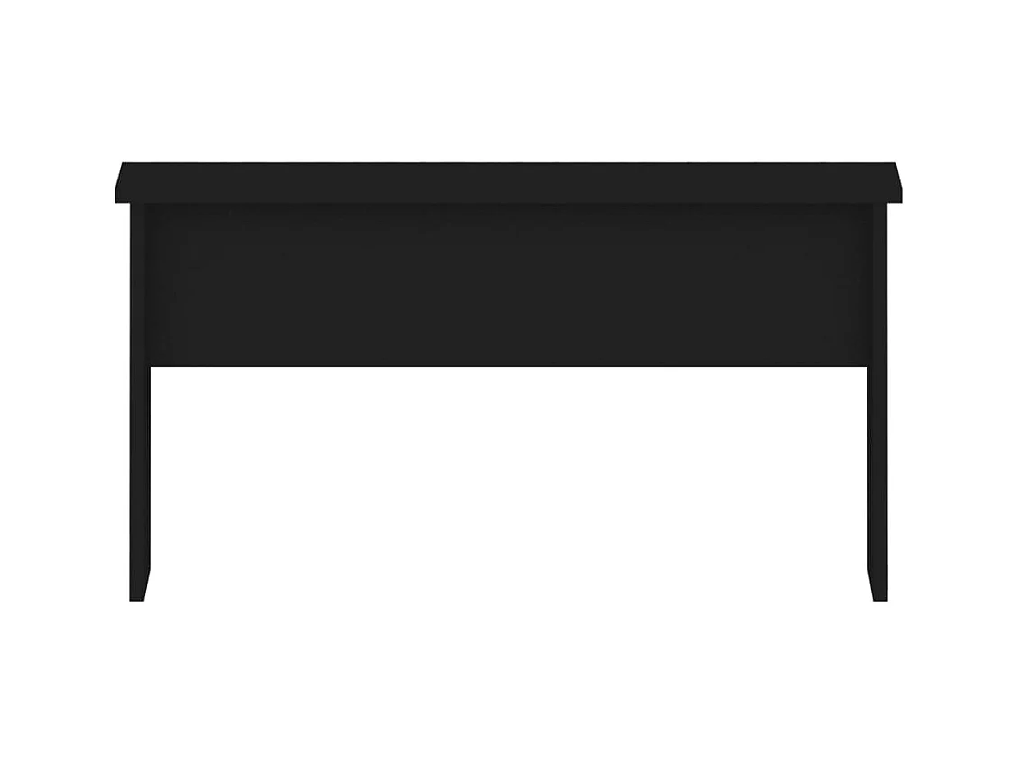 Table basse noir 80x50,5x41,5 cm bois d'ingénierie