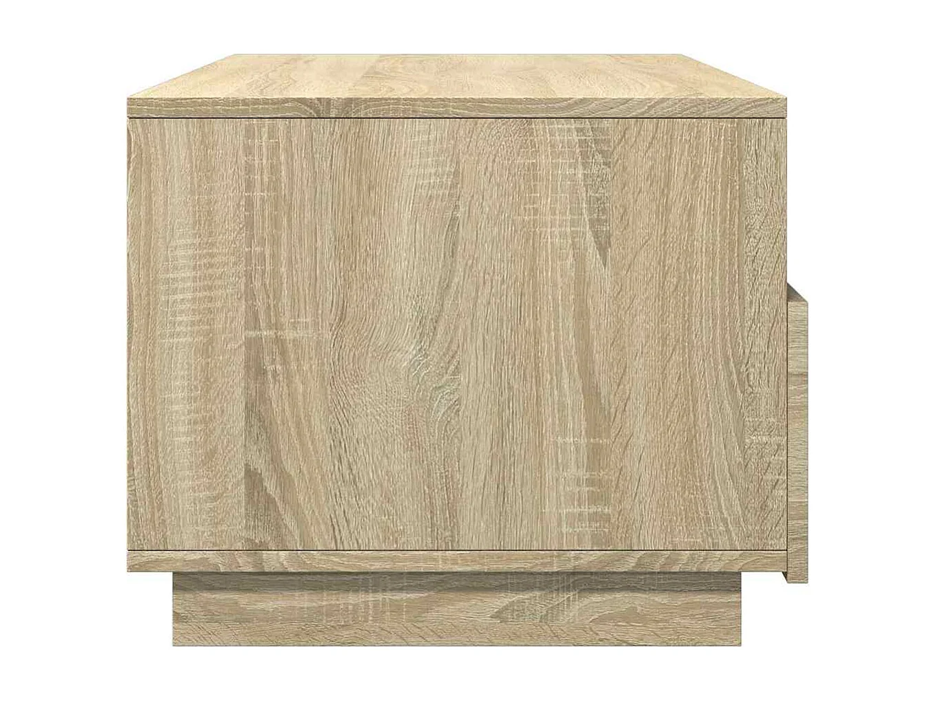 Mesa de centro con luces LED roble Sonoma 90x49x40 cm