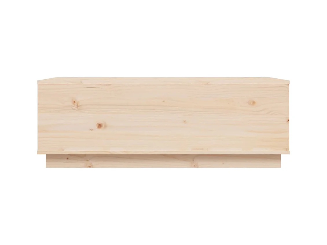 Table basse 100x50x35 cm Bois massif de pin