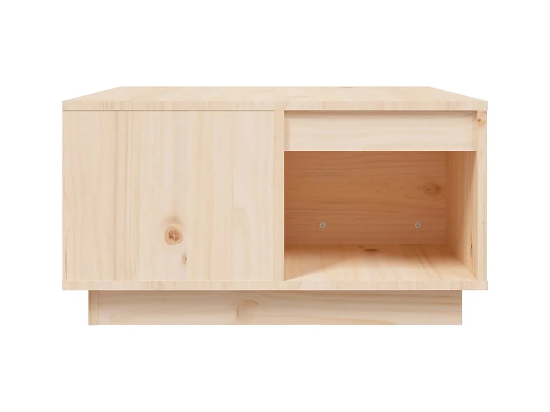 Table basse 60x61x32,5 cm Bois massif de pin