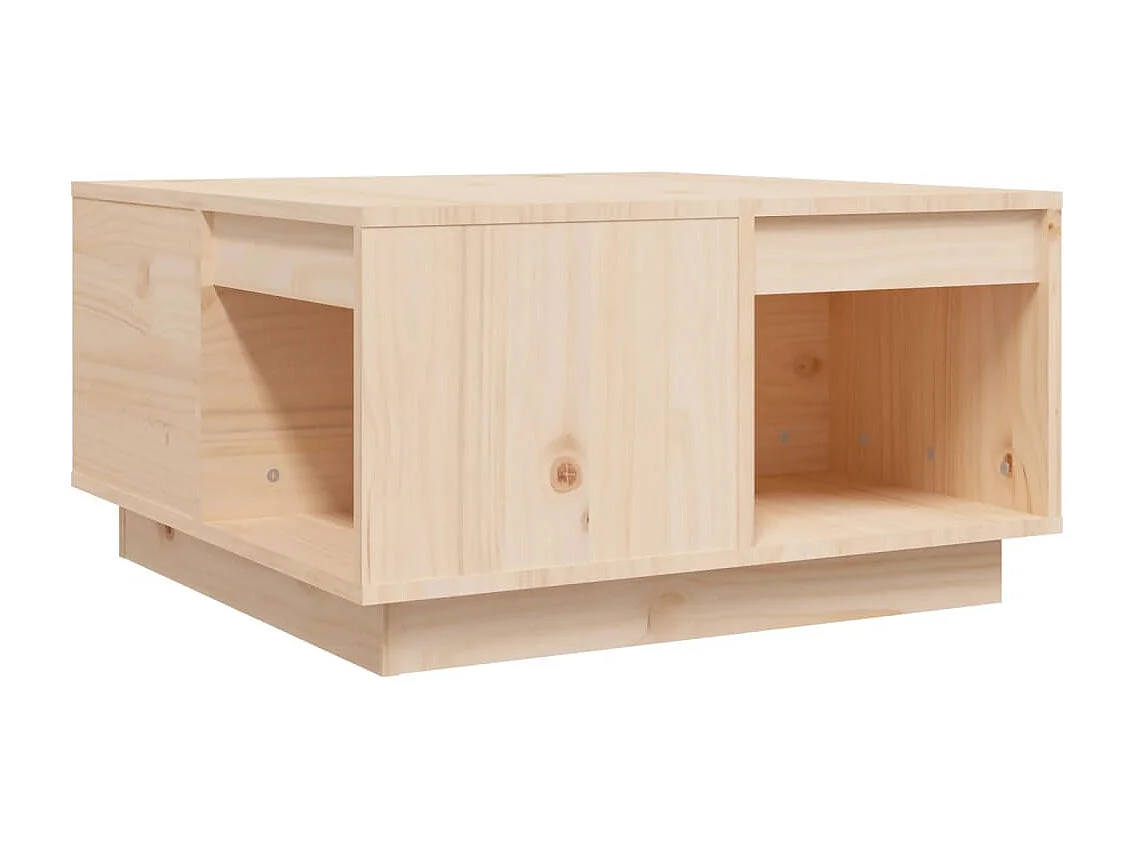 Tavolino 60x61x32,5 cm Legno massello di pino