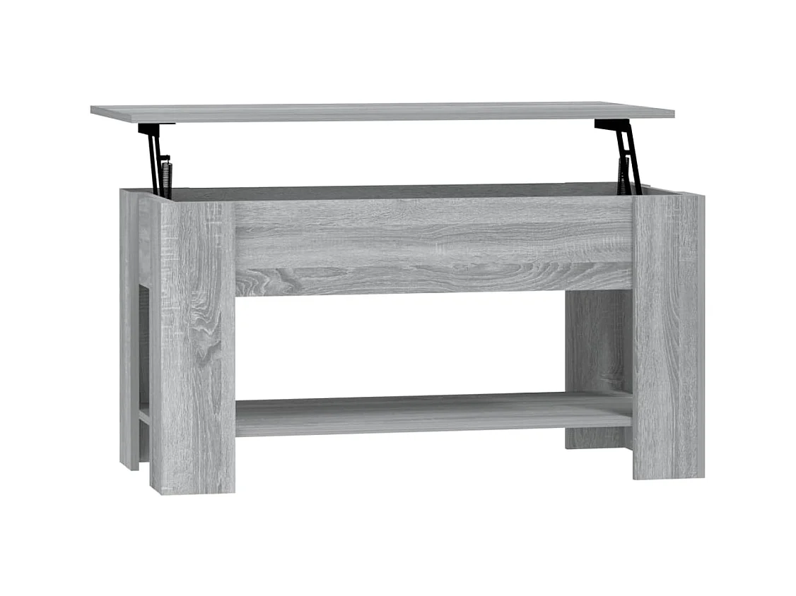 Sonoma salontafel grijs 101x49x52 cm Technisch hout