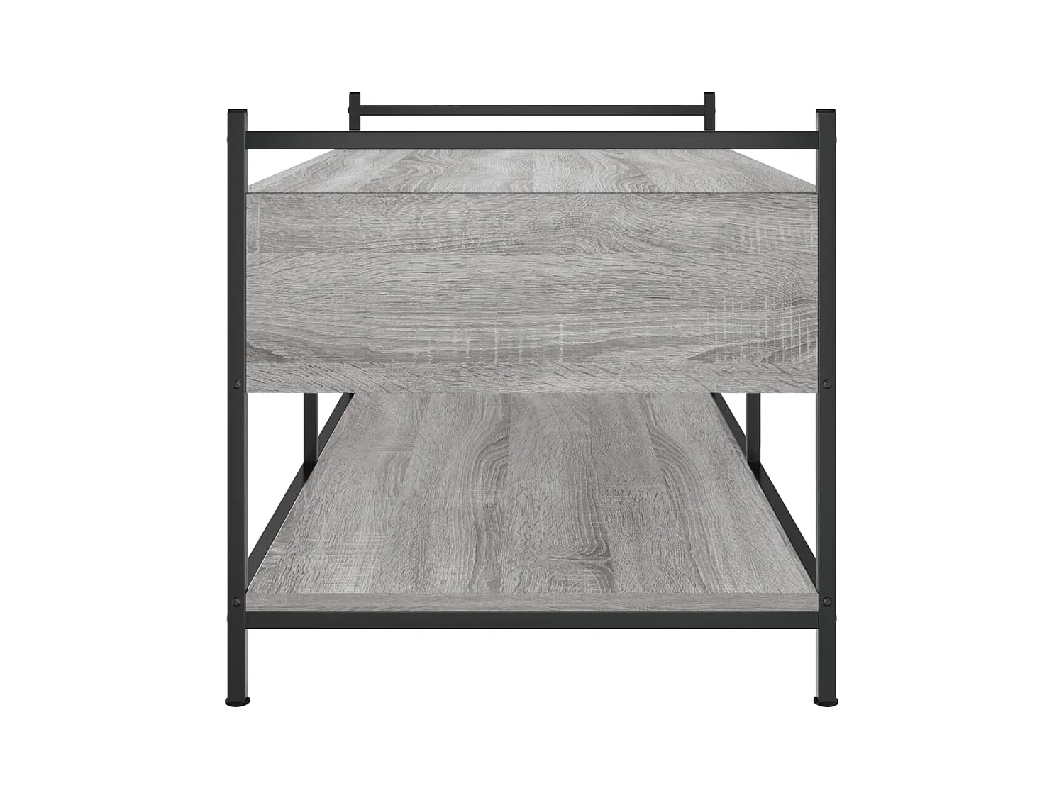 Sonoma salontafel grijs 99x50x50 cm bewerkt hout