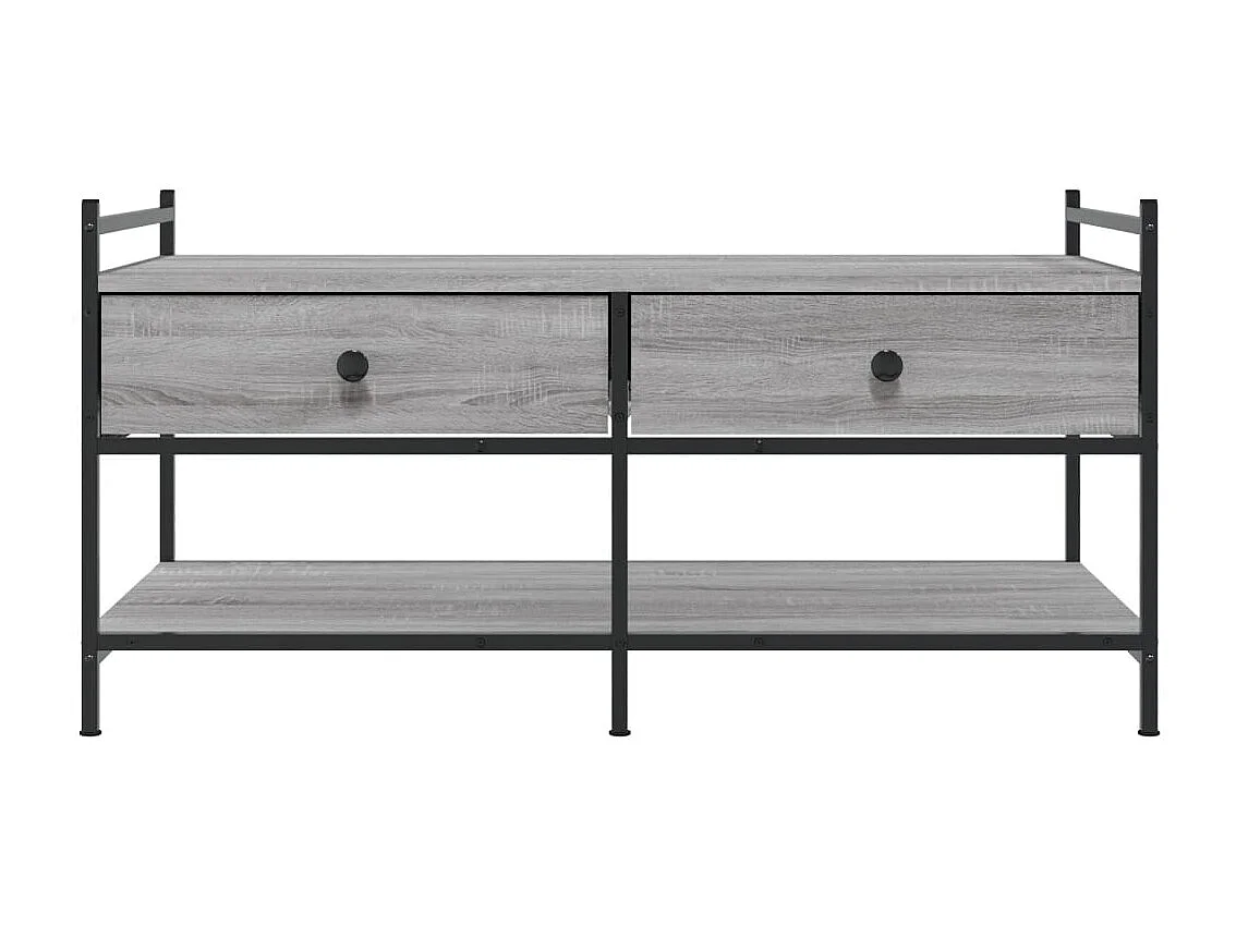 Sonoma salontafel grijs 99x50x50 cm bewerkt hout