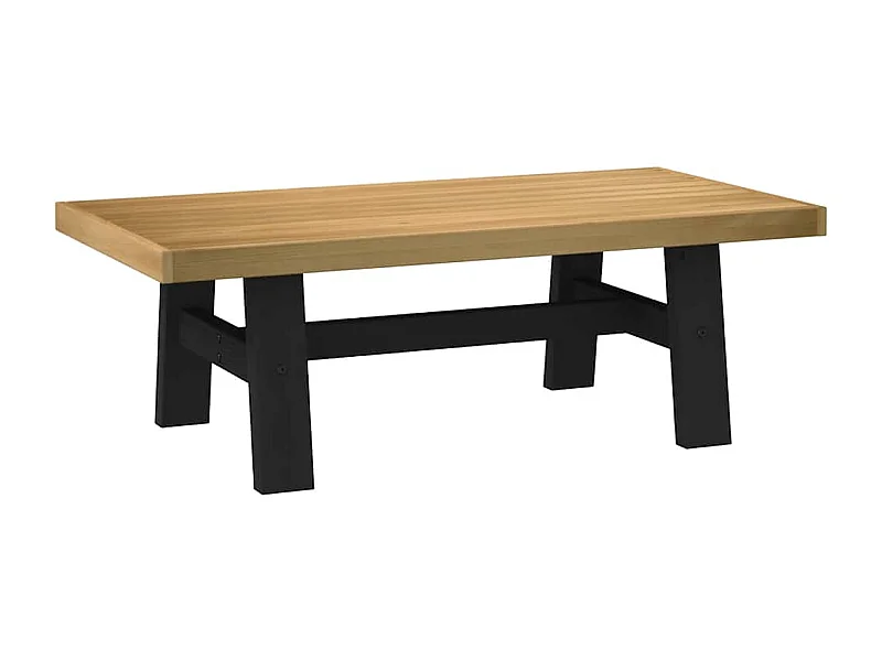 NOAIN salontafel met A-vormige poten 120x60x40 cm massief grenen