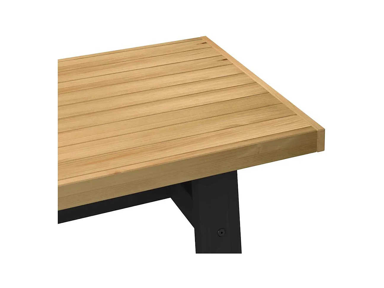 Table basse NOAIN pieds en forme de A 120x60x40 cm massif pin