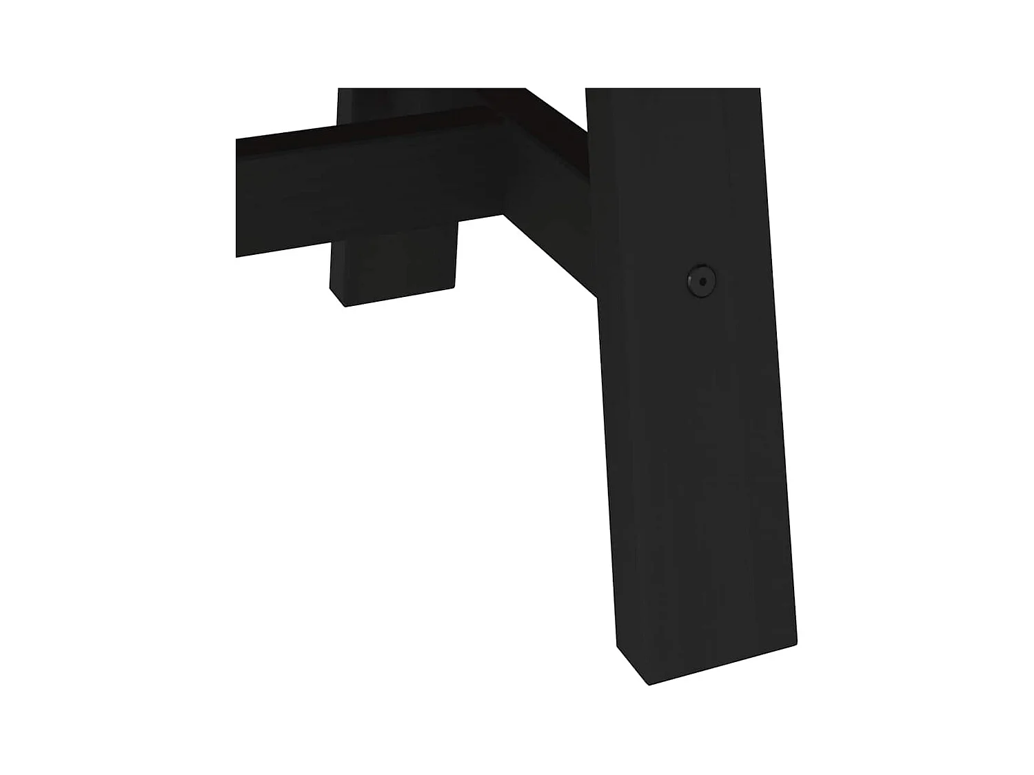 Table basse NOAIN pieds en forme de A 120x60x40 cm massif pin