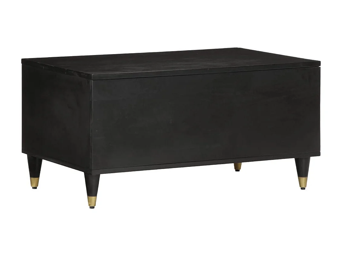 Mesa de centro 80x50x40 cm madera maciza de mango