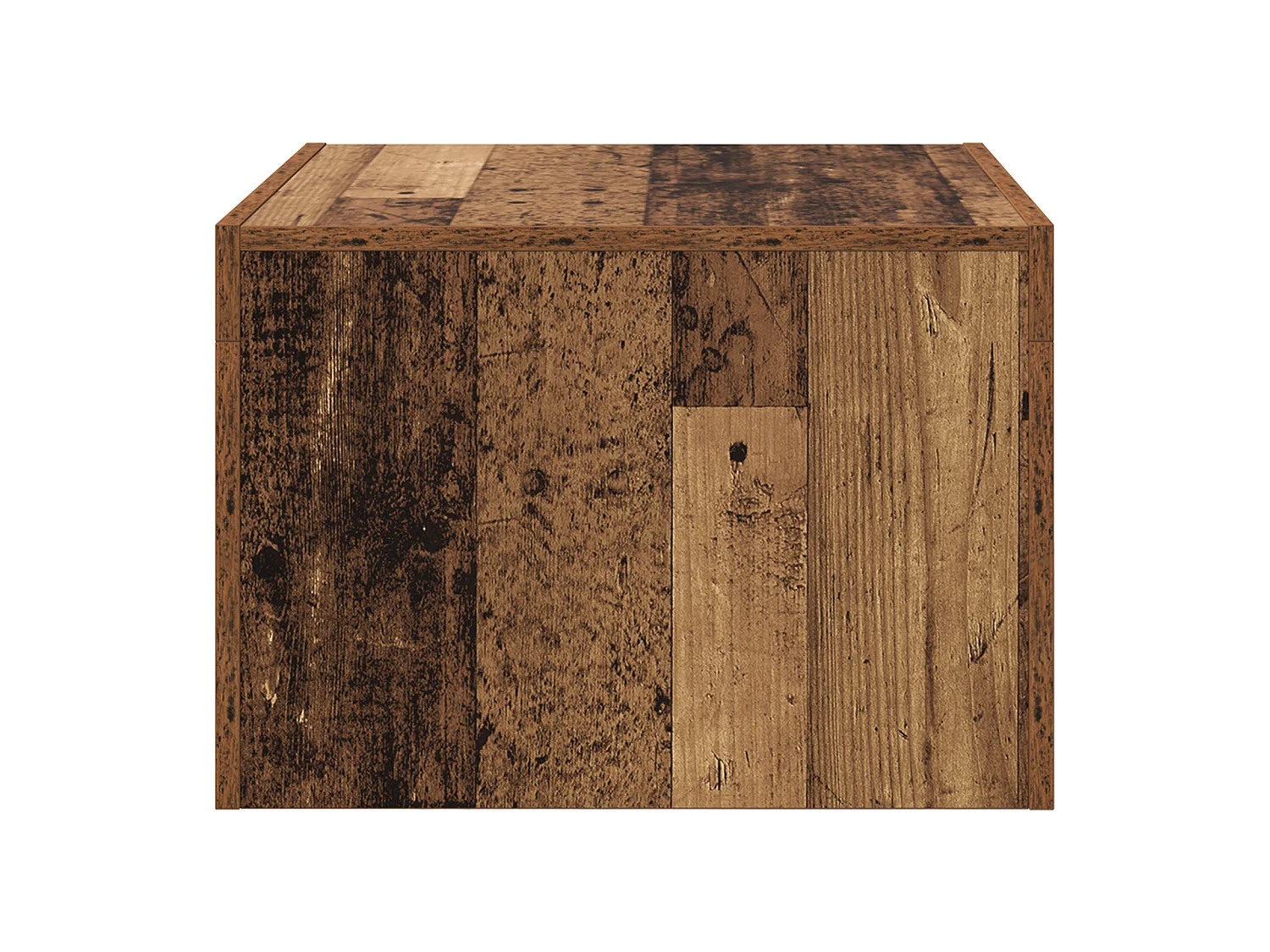 Table basse Vieux bois 50 x 50 x 35 cm Bois d'ingénierie
