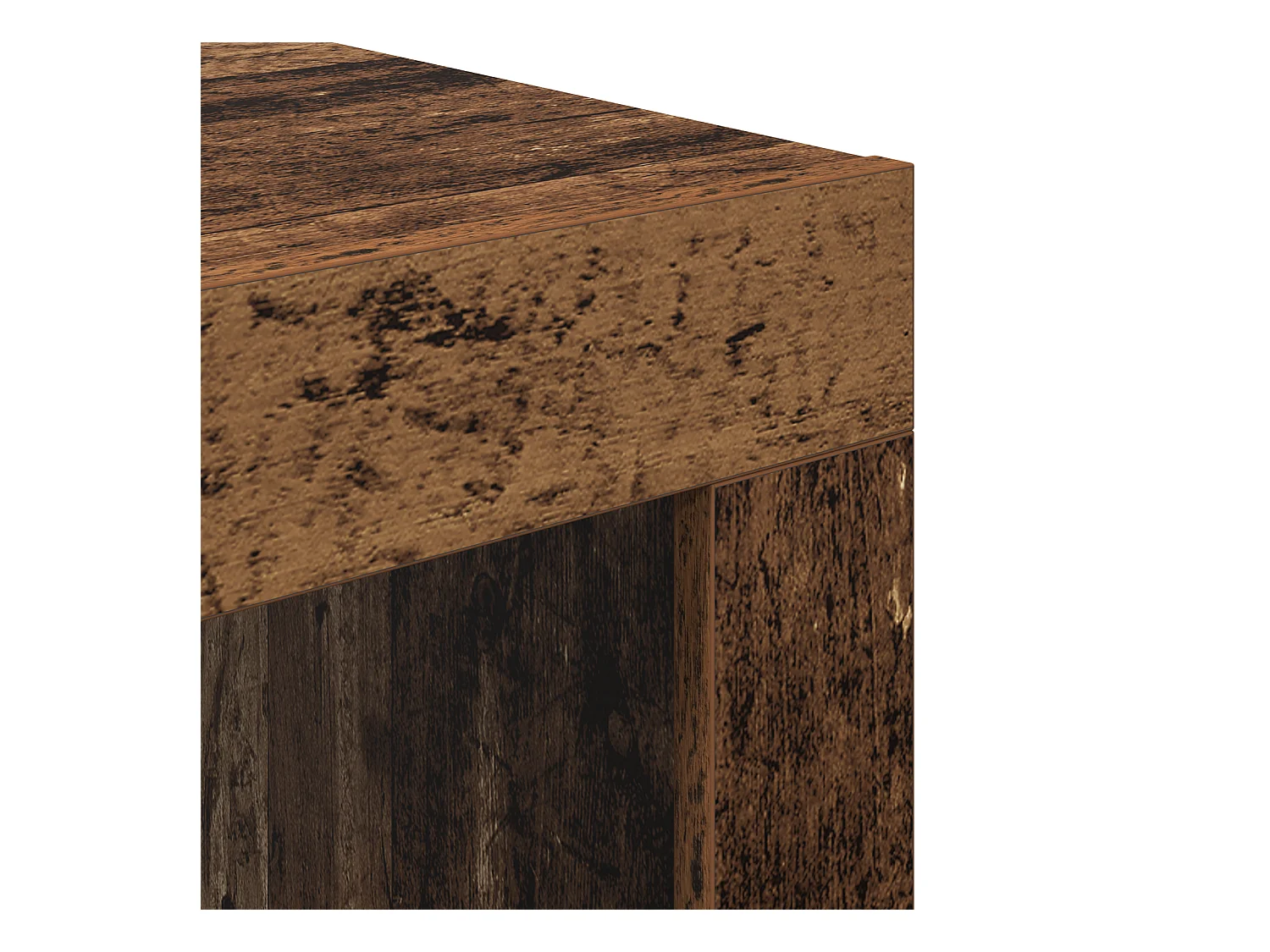 Table basse Vieux bois 50 x 50 x 35 cm Bois d'ingénierie