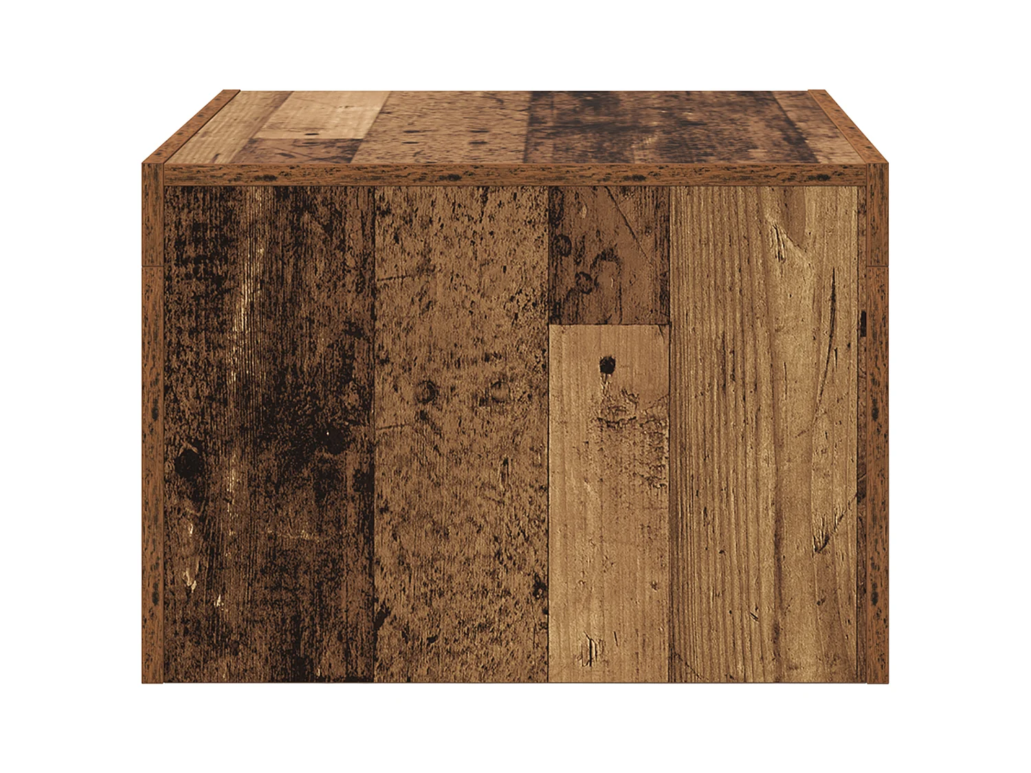 Table basse Vieux bois 50 x 50 x 35 cm Bois d'ingénierie