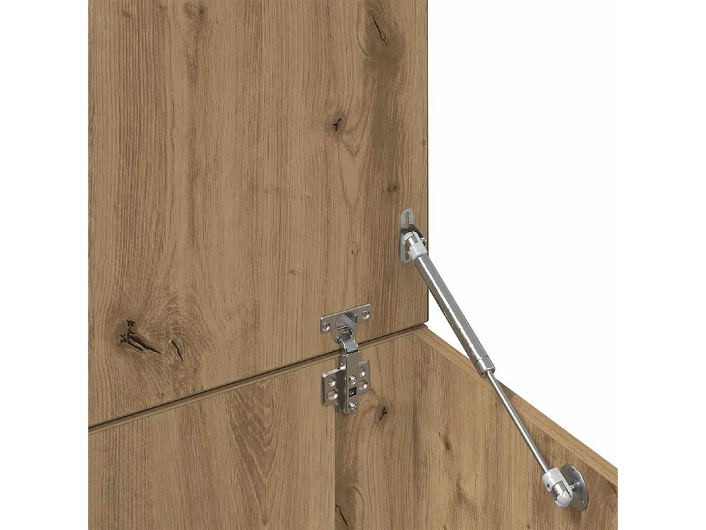 Mesa de centro de roble artesanal 150x50x35 cm madera de ingeniería